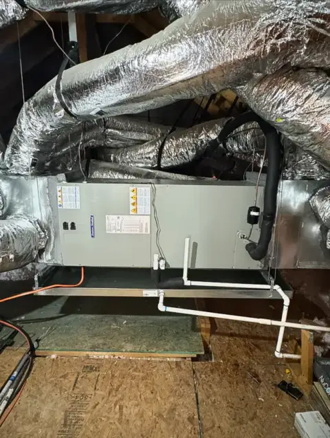 A newly installed American Standard air handler.