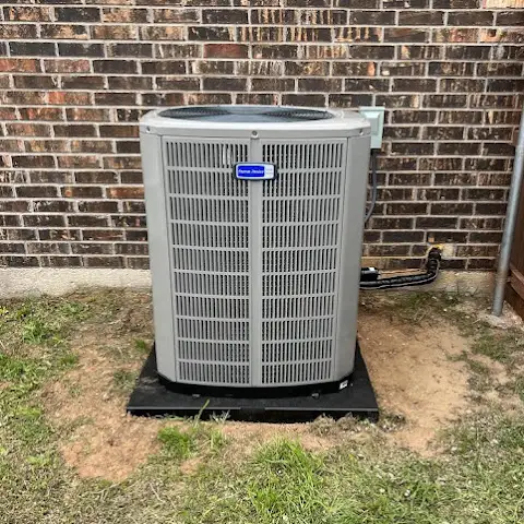 We installed an American Standard air conditioner for this customer in Granbury.